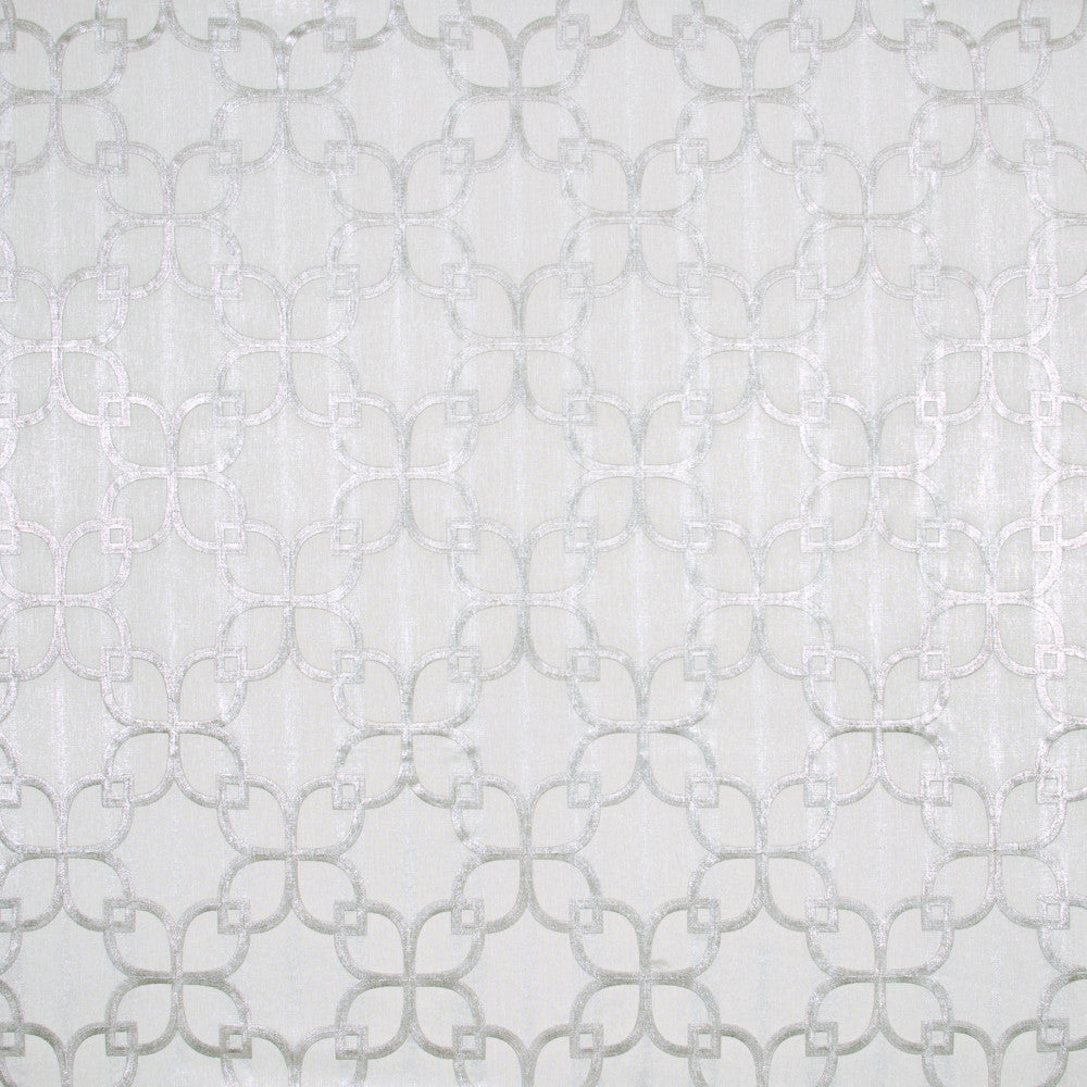Favorite Way Silver by Carole Designer Fabric For The Window 52% Cotton, 48% Polyester India Passes 15,000 Double Rubs Wyzenbeek Horizontal: 875 and Vertical: 925 51 - Swanky Fabrics -