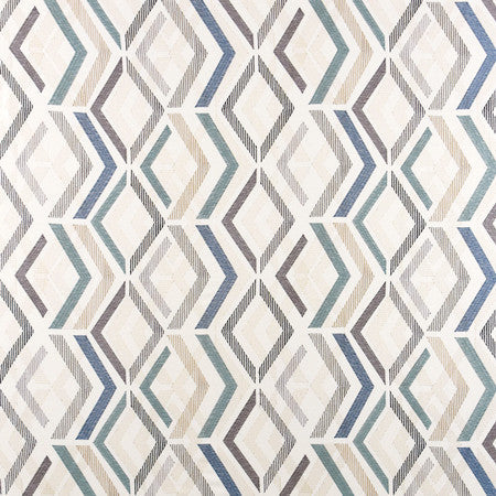 On The Angle Mineral by Carole Designer Fabric Muse 33% Viscose, 27% Poly, 27% Linen, 13% Rayon China 24,000 Wyzenbeek Double Rubs </p><p>Repeat: 15 1/2" V, 18" H 54" - Swanky Fabrics -