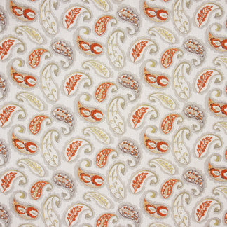 Dallying Citrus by Carole Designer Fabric Tiger's Eye 100% Polyester China Passes 50,000 Double Rubs Wyzenbeek </p><p>Repeat: 18" V, 18" H 54" - Swanky Fabrics -