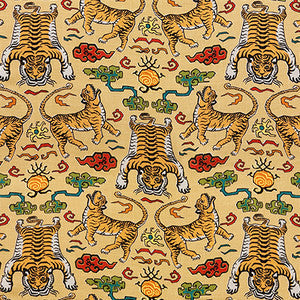 Carole Fabric Tiger Pack Saffron