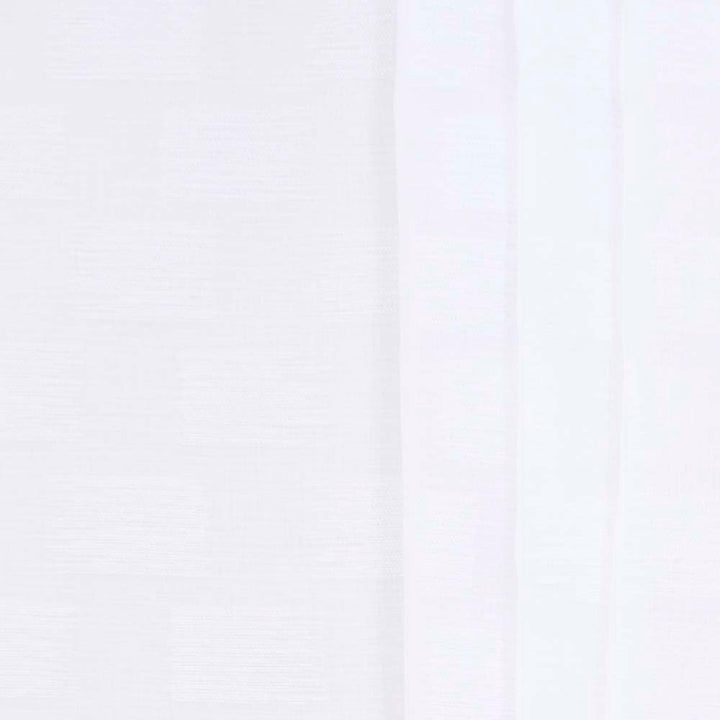 Through Clouds White by Carole Designer Fabric Sheer Intrigue 100% Polyester Turkey N/A Horizontal: 11 and Vertical: 11 59 - Swanky Fabrics -