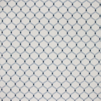 Only For You Marina by Carole Designer Fabric French Navy 73% Cotton, 27% Polyester India N/A Horizontal: 3 3/4" and Vertical: 4 1/2" V 54" - Swanky Fabrics -