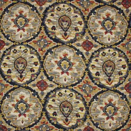 Culture Graphite by Carole Designer Fabric Golden Sunrise,Red Sea 67% Viscose, 33% Linen Spain Passes 15,000 Double Rubs Wyzenbeek 27" V, 27" H 54" - Swanky Fabrics -