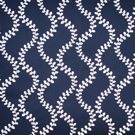 Come To Life Navy by Carole Designer Fabric Bluebird 100% Cotton India N/A Horizontal: 13" and Vertical: 7 5/8" V 52" - Swanky Fabrics -