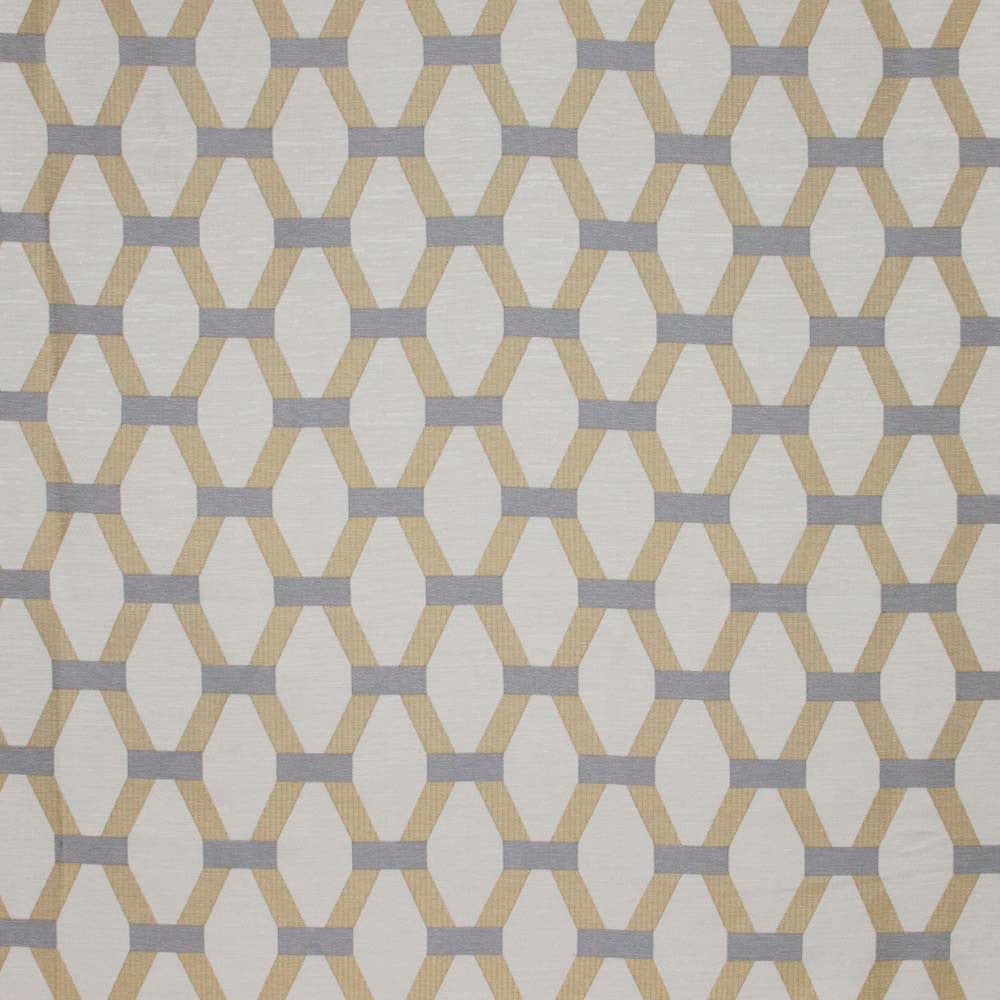 Gauntlet Metal by Carole Designer Fabric Golden Sunrise 55% Polyester, 28% Cotton, 17% Viscose India Passes 36,000 Double Rubs Wyzenbeek Horizontal: 10625 and Vertical: 625 55 - Swanky Fabrics -