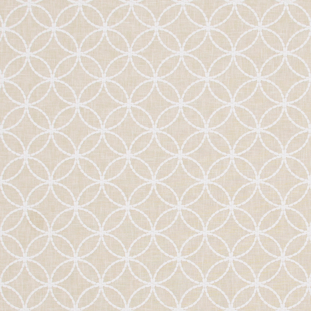 Circle Back Linen by Carole Designer Fabric Portobello 70% Polyester, 30% Cotton India N/A Horizontal: 3 and Vertical: 3 51.5 - Swanky Fabrics -