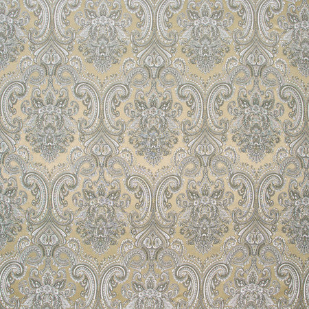 Post Oak Old Brass by Carole Designer Fabric Modern Castle 100% POLYESTER INDIA N/A Horizontal: 13 1/2" and Vertical: 23 3/8" V 55" - Swanky Fabrics -