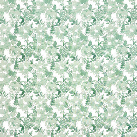 Your World Spruce by Carole Designer Fabric Oasis 100% Cotton Pakistan 9" V, 9" H 54" - Swanky Fabrics -