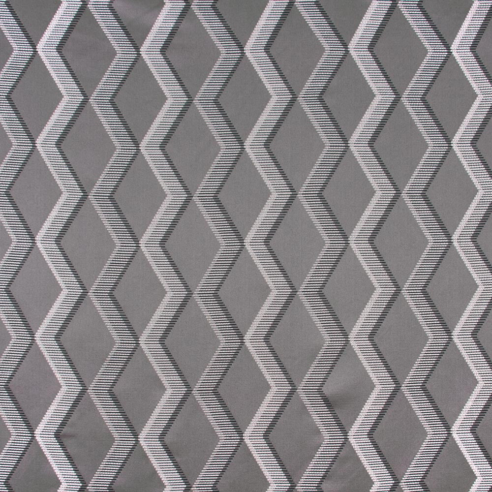 Never Say Never Pewter by Carole Designer Fabric Silver Fox 61% Polyester, 39% Cotton India Passes 15,000 Double Rubs Wyzenbeek Horizontal: 7 and Vertical: 6 56 - Swanky Fabrics -