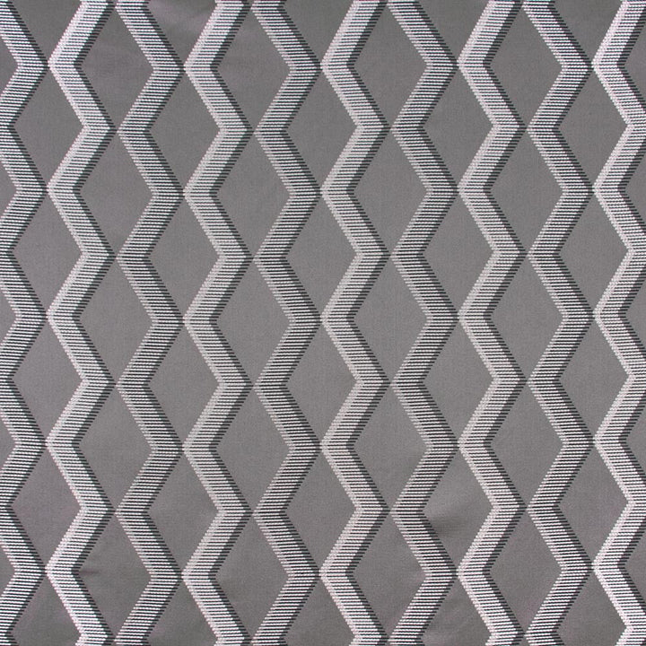 Never Say Never Pewter by Carole Designer Fabric Silver Fox 61% Polyester, 39% Cotton India Passes 15,000 Double Rubs Wyzenbeek Horizontal: 7 and Vertical: 6 56 - Swanky Fabrics -
