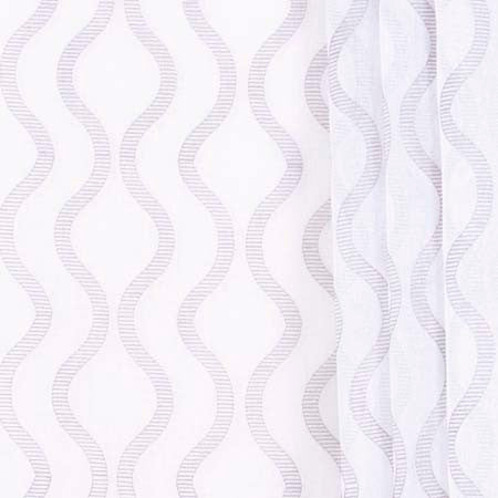 Palace Arch Silver by Carole Designer Fabric Sheer Intrigue 100% Polyester China N/A </p><p>Repeat: 6" V, 9 1/8"H 54" - Swanky Fabrics -