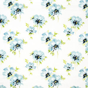 Carole Fabric Summer Bloom Aqua