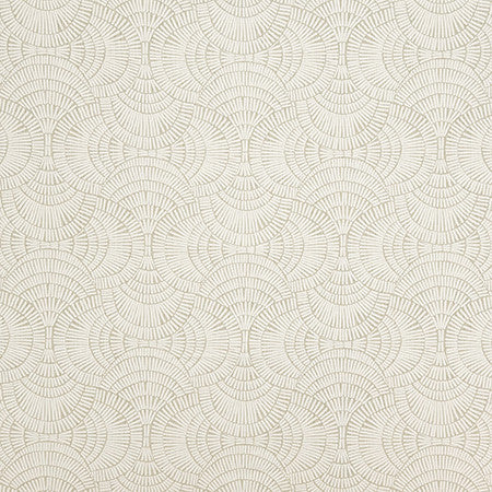 Fan Over Fog by Carole Designer Fabric Earth & Stone 85% Cotton, 15% Linen Pakistan 30,000 WYZENBEEK DOUBLE RUBS 13 1/2" V, 13 1/2" H 54" - Swanky Fabrics -