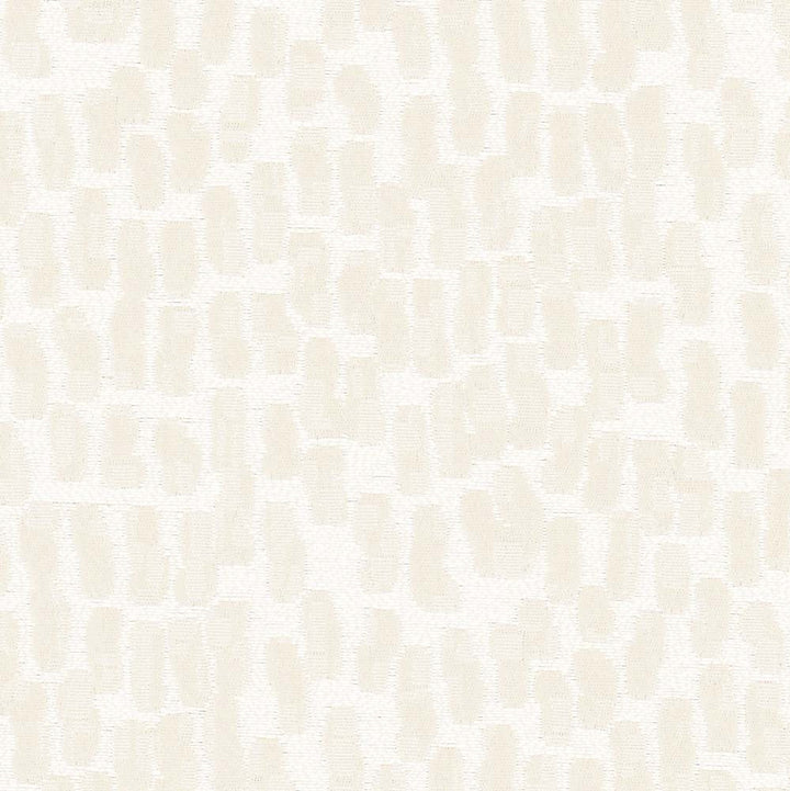 Stamina White by Carole Designer Fabric Modern Edge 100% Polyester India 25,000 Wyzenbeek Double Rubs Horizontal: 0 and Vertical: 0 55 - Swanky Fabrics -