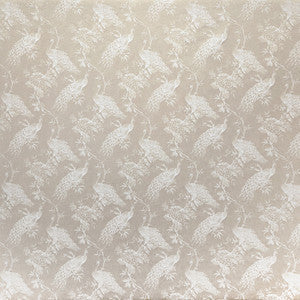 Carole Fabric Roaming Peacock Parchment