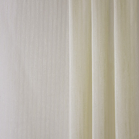 Uplifting Ivory by Carole Designer Fabric Sheer Philosophy 100% Polyester Turkey N/A None 124" - Swanky Fabrics -