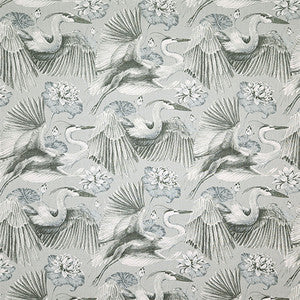 Carole Fabric Bird Song Silver