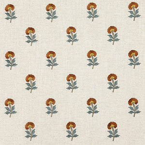 Carole Fabric Basket Flower Persimmon