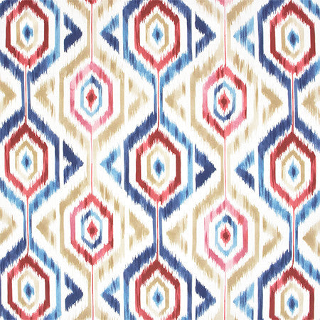 Missed Connections Americana by Carole Designer Fabric Prisma 100% Cotton SPAIN 16,000 Wyzenbeek Double Rubs 27" V, 27" H HD 54" - Swanky Fabrics -