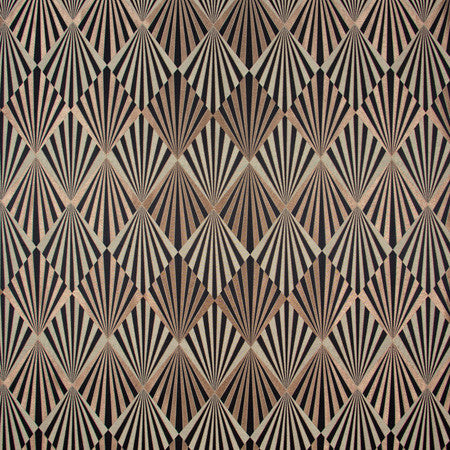 Rays Of Light Ebony by Carole Designer Fabric Birch 100% Polyester China N/A Horizontal: 18" and Vertical: 7" V 55" - Swanky Fabrics -