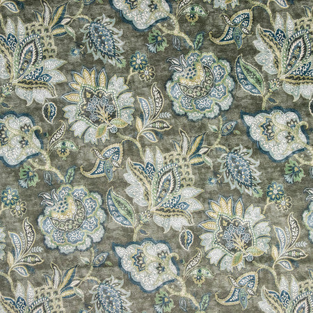 Vast Array Stratosphere by Carole Designer Fabric Serene Green 100% Polyester 50,000 Wyzenbeek Double Rubs 26 1/2" V, 13 1/4" H HD 55.5" - Swanky Fabrics -