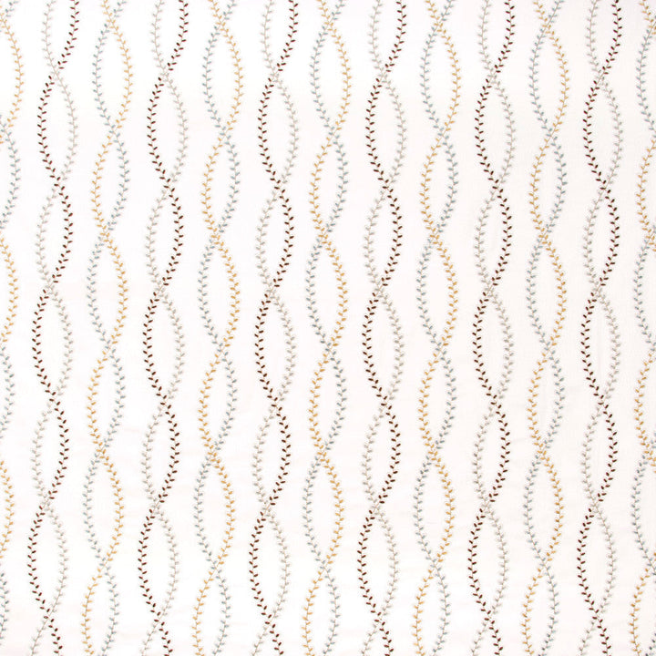 Tiny Leaves Timber by Carole Designer Fabric Geranium 88% Cotton, 12% Viscose India N/A Horizontal: 625 and Vertical: 13 50 - Swanky Fabrics -