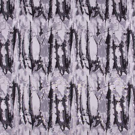 Artistic License Carbon by Carole Designer Fabric Modern Edge 100% Polyester China 60,000 Wyzenbeek Double Rubs 14" V, 15" H 56" - Swanky Fabrics -