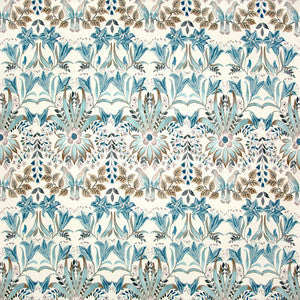 Carole Fabric Birds Of Paradise Chambray