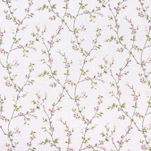 Carole Fabric Budding Vine Lilac