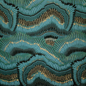 Carole Fabric Wingspan Peacock
