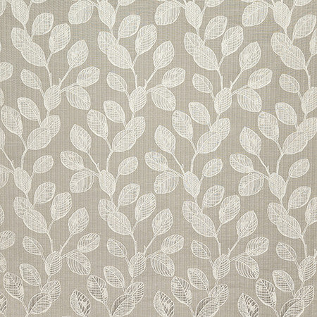 Vernwood Feather by Carole Designer Fabric In The Details 61% Polyester, 39% Cotton India N/A 18 1/2" V, 9 1/4" H 55" - Swanky Fabrics -