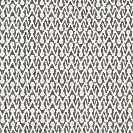 Together With You Charcoal by Carole Designer Fabric Moonstone 100% Cotton India 9" V, 13 1/2" H 54" - Swanky Fabrics -