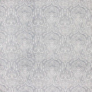 Think Twice Sterling by Carole Designer Fabric Lavender Mist 100% Polyester India N/A </p><p>Repeat: 13" V, 13" H 54" - Swanky Fabrics -