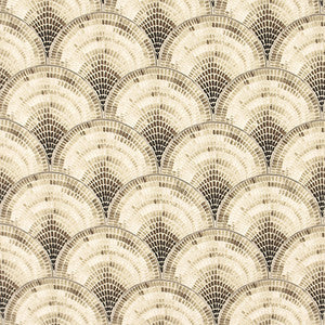 Carole Fabric Mosaic Fan Tigers Eye