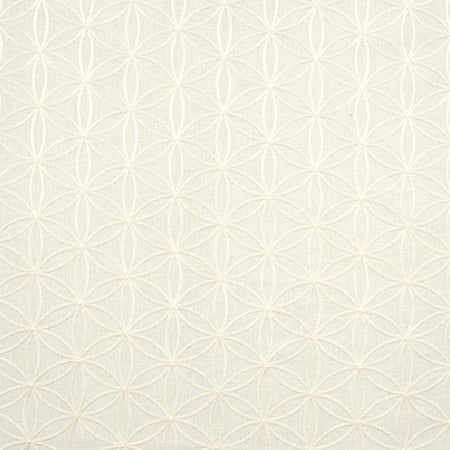 Get A Sense Alabaster by Carole Designer Fabric Modern Edge 52% Polyester, 48% Cotton India 18 7/8" V, 10 1/4" H 54" - Swanky Fabrics -