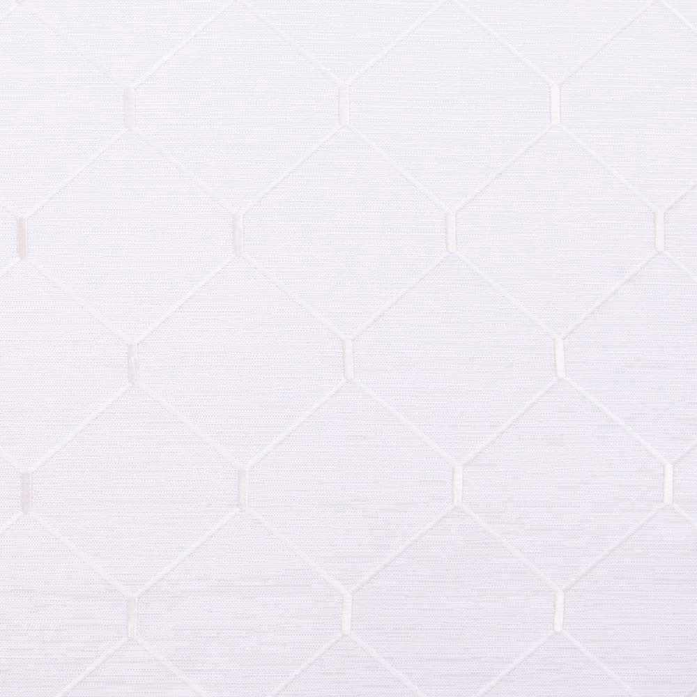 Forward Thinker White by Carole Designer Fabric Modern Edge 66% Polyester, 34% Cotton India 36,000 Wyzenbeek Double Rubs Horizontal: 6.375 and Vertical: 6.375 53.5 - Swanky Fabrics -