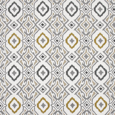 Forever Means Stone by Carole Designer Fabric Artisan Base: 100% Cotton. Embr: 60% Cotton, 40% Spun Poly INDIA 15"V, 6 1/2" H 52" - Swanky Fabrics -