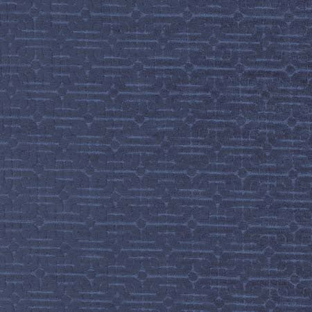Antechamber Navy by Carole Designer Fabric Wintermint 100% Polyester India 40,000 Wyzenbeek Double Rubs Horizontal: 1 1/8" and Vertical: 1 1/8" V 55" - Swanky Fabrics -