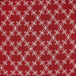 Precise Real Red by Carole Designer Fabric Mulberry Sangria 60% Polyester, 30% Cotton, 10% Linen India 11 1/2" V, 8 1/2" H 52" - Swanky Fabrics -