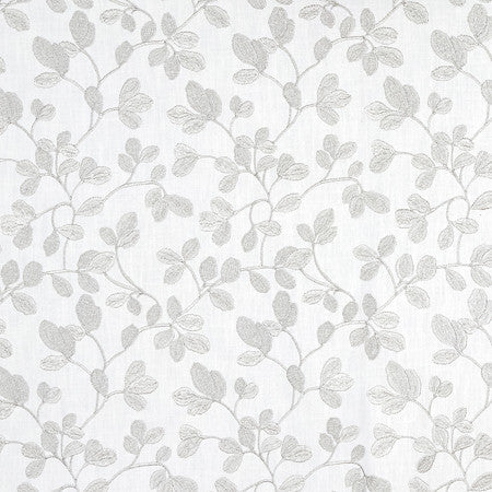 Trunk Show Silver by Carole Designer Fabric Earthbound 52% Cotton, 48% Polyester N/A 9 1/8" V, 6 1/2"H 52" - Swanky Fabrics -