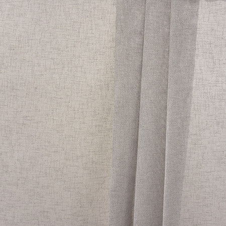 Northbound Grey by Carole Designer Fabric Sheer Basics III 100% Polyester Turkey None 130" - Swanky Fabrics -