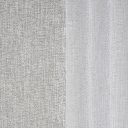Calm Breeze White by Carole Designer Fabric Sheer Philosophy 100% Polyester France N/A None 138" - Swanky Fabrics -