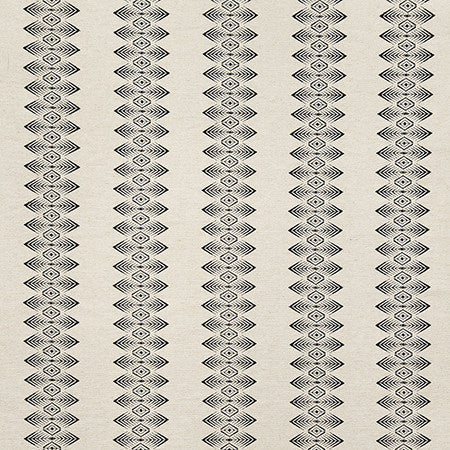 Will It End Ebony by Carole Designer Fabric Earth & Stone Base: 38% Viscose, 31% Polyester, 31% Linen. Embr: 100% Rayon China 36,000 WYZENBEEK DOUBLE RUBS 1" V, 5" H 54" - Swanky Fabrics -