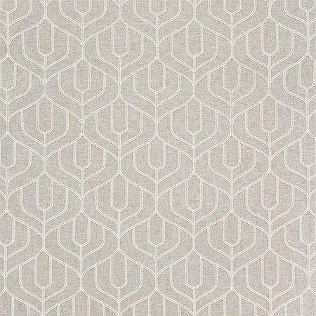 Counterpoint Husk by Carole Designer Fabric Shape Shifter Base: 71% Polyester, 29% Cotton Embr: 100% Polyester India 9" V, 9" H 53" - Swanky Fabrics -