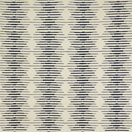 Undercover Indigo by Carole Designer Fabric Shape Shifter Base: 70% Cotton, 30% Poly Embr: 100% Poly India 3 3/4" V, 8 7/8" H 52" - Swanky Fabrics -
