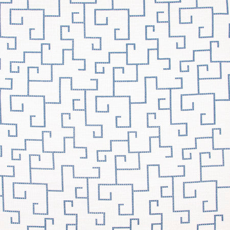 Venture Out Peacock by Carole Designer Fabric Spearmint 55% Linen 45% Rayon China 12 3/4" V, 12 1/2" H 53" - Swanky Fabrics -