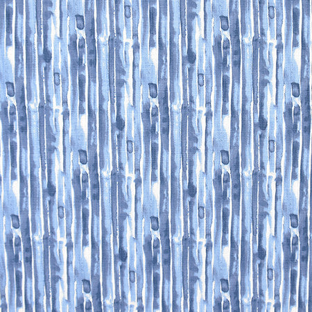 Speed Through Indigo by Carole Designer Fabric Bluebell 100% Cotton Pakistan 12 1/2" V, 13 1/4" H 54" - Swanky Fabrics -