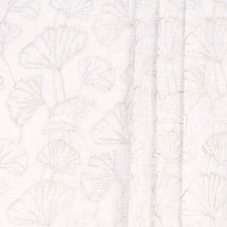 Island Culture Sand by Carole Designer Fabric Sheer Intrigue 100% Polyester India 11 3/8"V, 11 3/8" H 51" - Swanky Fabrics -