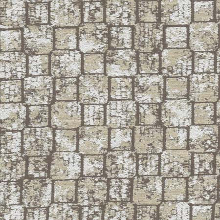 Power Block River Rock by Carole Designer Fabric Modern Edge 100% Polyester India 6 1/8" V, 6 3/4" H 55" - Swanky Fabrics -
