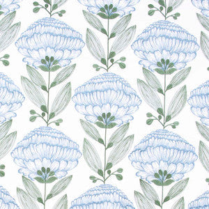 Carole Fabric Allium Bloom Periwinkle